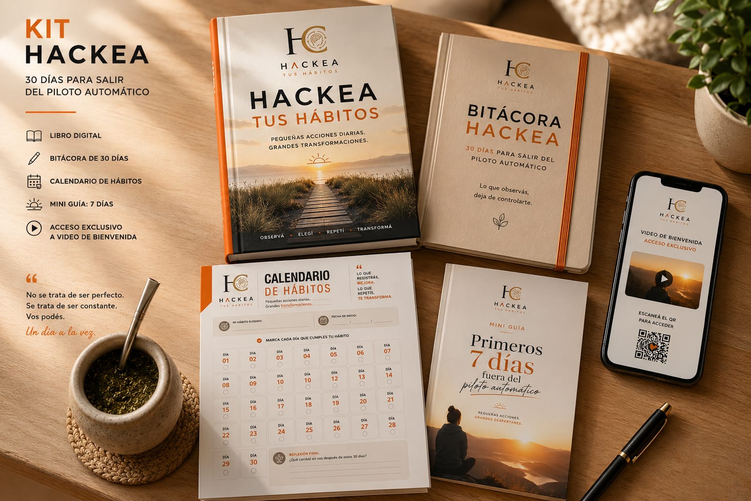 Kit Hackea Tus Hábitos -Transformación de 30 días